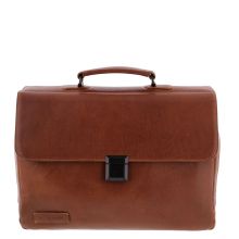 Plevier 724-3 Laptoptas Cognac