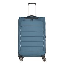 Travelite Skaii 4 Wiel Trolley L Expandable Blue/Lightblue