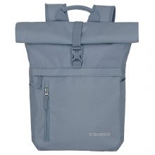Travelite Basics Rollup Backpack Blue/Grey