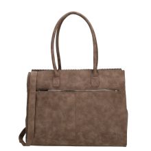 Zebra Trends Noa Shopper Laptoptas 15'6 Inch Olijfgroen