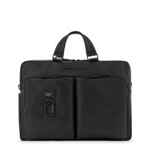Piquadro Harper Laptop 15"/ iPad 12,9" Briefcase Black
