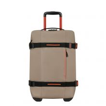 American Tourister Urban Track Duffel On Wheels S Coated Beige Orange