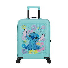 American Tourister Dashpop Disney Spinner 55 Expandable Stitch Flower
