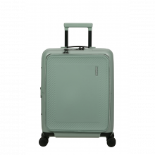 American Tourister Dashpop Spinner 55 Expandable Frontloader Iceberg Green