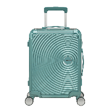 American Tourister Soundbox Aluminium Spinner 55 Expandable Dusty Turquoise