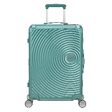 American Tourister Soundbox Aluminium Spinner 68 cm Expandable Dusty Turquoise