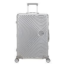 American Tourister Soundbox Aluminium Spinner 77 cm Expandable Silver