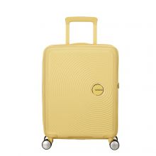 American Tourister Soundbox Spinner 55 Expandable Pastel Yellow
