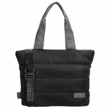 Zebra Elske Puffer Kleine Shopper Breed Zwart