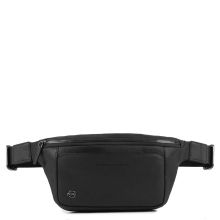 Piquadro Black Square Bum Bag iPad Mini Black