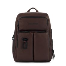 Piquadro Harper Computer Backpack 15,6" Dark Brown