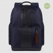 Piquadro Brief 2 Fast-check Laptop Backpack 15.6" Dark Blue