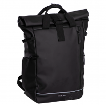 Daniel Ray Central Rolltop Laptoprugtas XL Waterproof Zwart