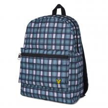 Lyle & Scott Check Backpack Agryle Teal