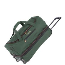 Travelite Basics Wheeled Duffle 55cm Expandable Dark Green