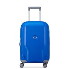 Bagageonline Delsey Clavel 4 Wheel Handbagage Trolley Expandable 55/35 cm Blue aanbieding