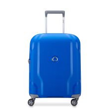 Bagageonline Delsey Clavel 4 Wheel Slim Handbagage Trolley 55 cm Blue aanbieding