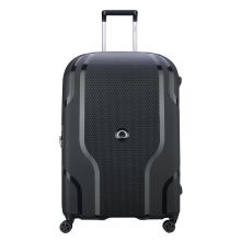 Bagageonline Delsey Clavel 4 Wheel Trolley Expandable 76 cm Black aanbieding