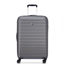 Delsey Segur 2.0 4 Wheel Medium Trolley 69 cm Expandable Grey