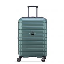 Delsey Shadow 5.0 4 Wheel Medium Trolley 66 cm Expandable Green