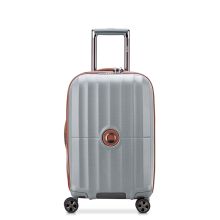 Bagageonline Delsey St Tropez 4 Double Wheels Expandable Cabin Trolley 55/35 cm Silver aanbieding