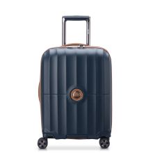 Bagageonline Delsey St Tropez 4 Double Wheels Slim Cabin Trolley 55 cm Navy aanbieding