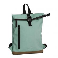 Daniel Ray Yeppoon Gecoat Canvas Rolltop Rugtas Oud Groen