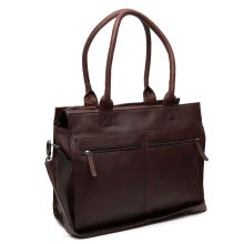 Chesterfield Elody Leren Shopper Luiertas Brown