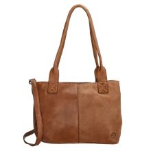 Hide & Stitches Paint Rock Shopper Shoulderbag Cognac