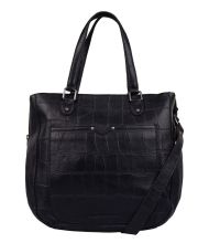 Cowboysbag Big Croco Handbag Midvale Black