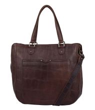 Cowboysbag Big Croco Handbag Midvale Hickory