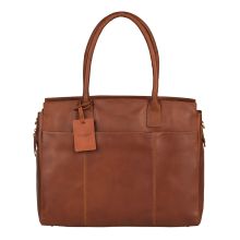 Burkely Vintage Doris Laptop Bag 15.6" Schoudertas Cognac