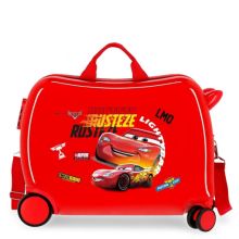 Disney Rolling Suitcase 4 Wheels Cars Rusteze Lightyear Red