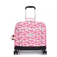 Kipling New Storia 25L Trolley Schooltas Pink Palm