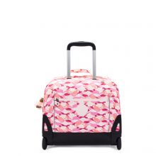 Kipling Giorno Rugzak Trolley Pink Palm