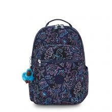Kipling Seoul Lap 15" Rugzak Disco Fish