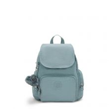 Kipling City Zip Mini Backpack Relaxed Grey