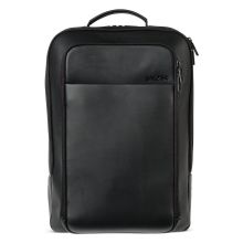 Salzen Originator Leather Business Backpack Total Black