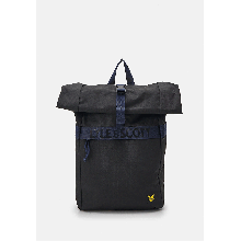 Lyle & Scott Recycled Rolltop Backpack Black