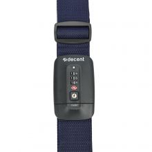 Decent Kofferriem TSA-Slot Donkerblauw