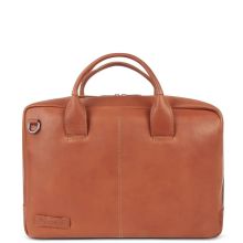 Plevier Gherkin Schoudertas Laptop 15.6" Cognac