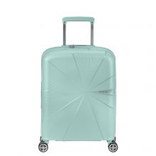 American Tourister Starvibe Spinner 55 Expandable Metallic Surf Blue