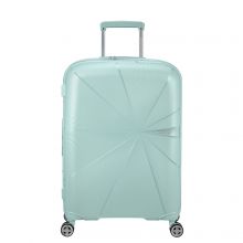 American Tourister Starvibe Spinner 67 Expandable Metallic Surf Blue