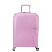 American Tourister Starvibe Spinner 67 Expandable Metallic Pastel Lavender