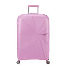 American Tourister Starvibe Spinner 77 Expandable Metallic Pastel Lavender