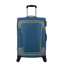 American Tourister Pulsonic Spinner 68 Expandable Coronet Blue
