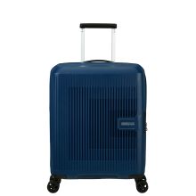 American Tourister Aerostep Spinner 55 Expandable Navy Blue