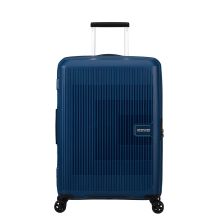American Tourister Aerostep Spinner 67 Expandable Navy Blue