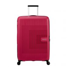 American Tourister Aerostep Spinner 77 Expandable Pink Flash