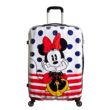 American Tourister Disney Legends Spinner 75 Minnie Blue Dots